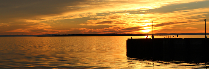 Trois=Pistoles sunset