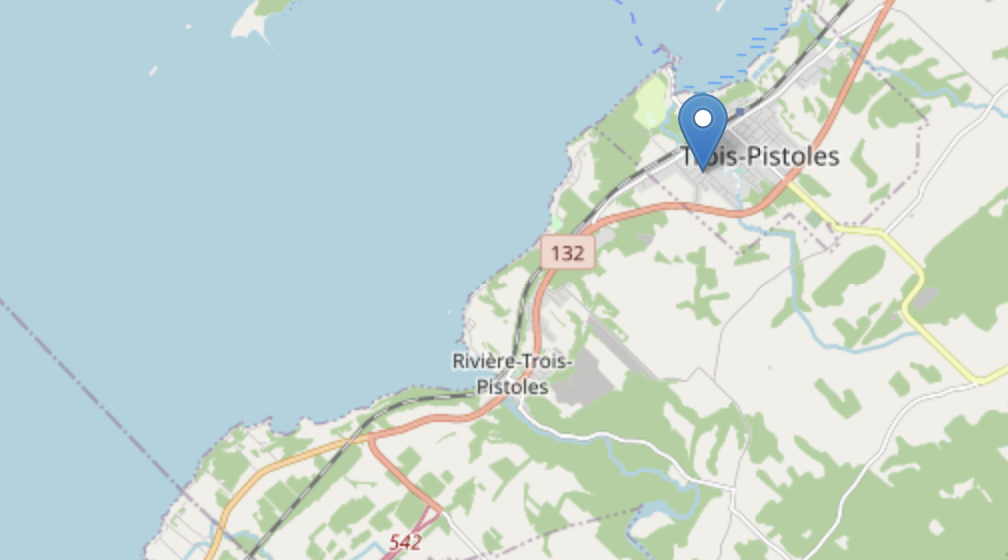 map location for Trois-Pistoles