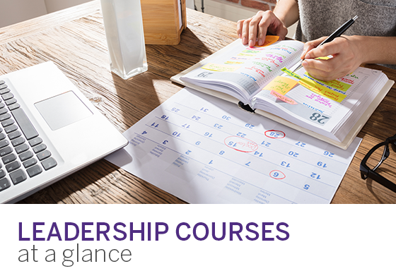 leardership courses at a glance